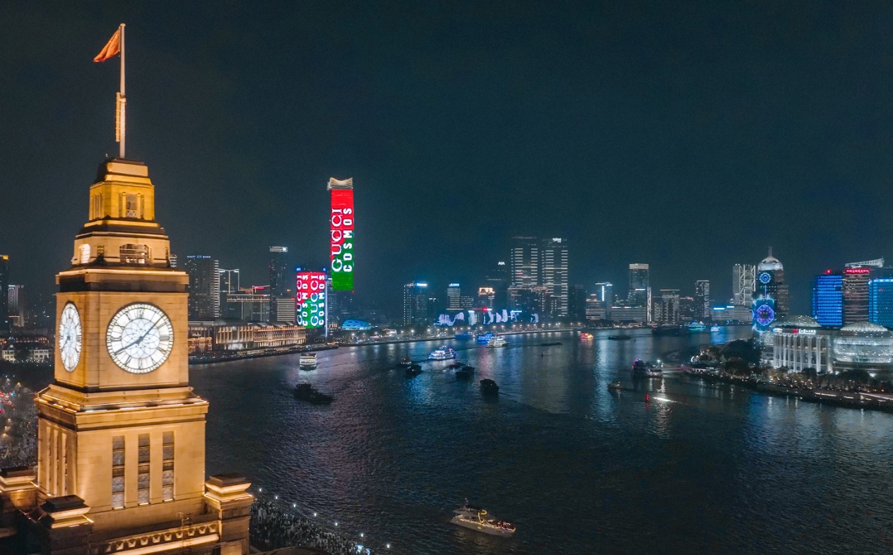 上海外滩“双地标”灯光秀投放介绍