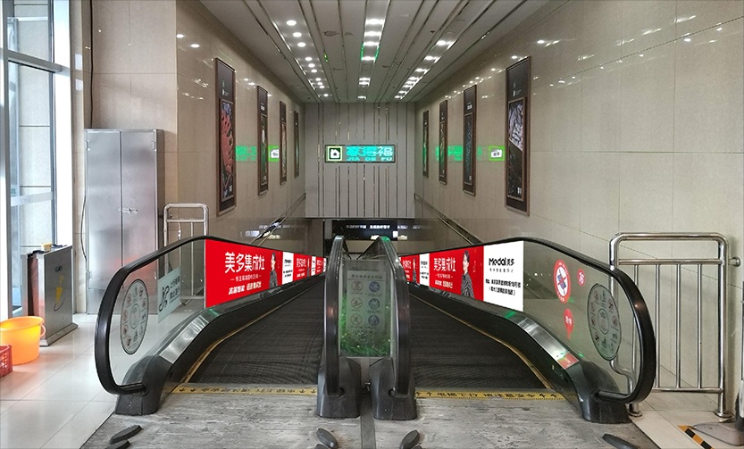 连云港商超扶梯贴/看板灯箱媒体